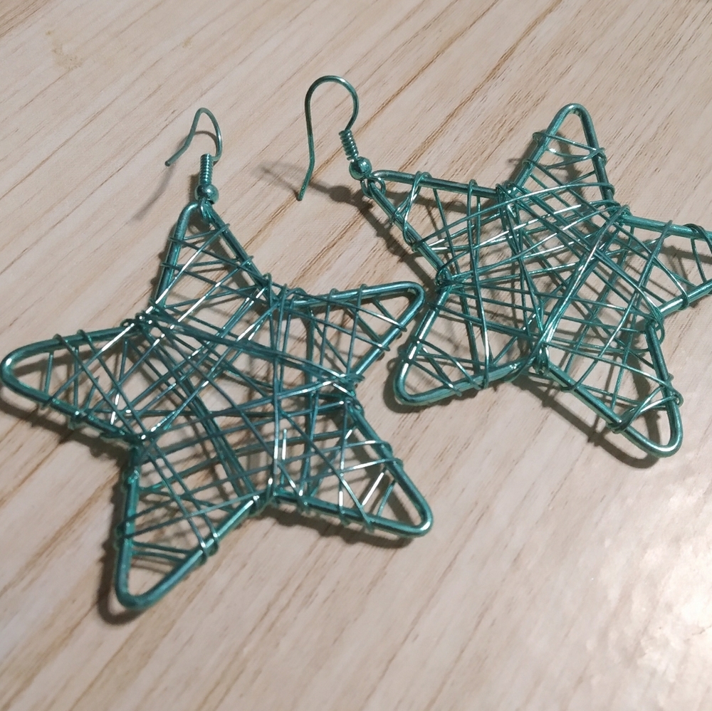 🤩 Rock Star Wire Wrapped Stars Custom Earrings 🤩